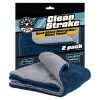 CleanStroke Dual-Sided Microfiber Glass Towel